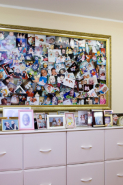 Gynecologist and IVF specialist Andrei Soritsa's office wall, there are thousands of pictures of babies on the wall, who have been born with Andrei Soritsa's help.
